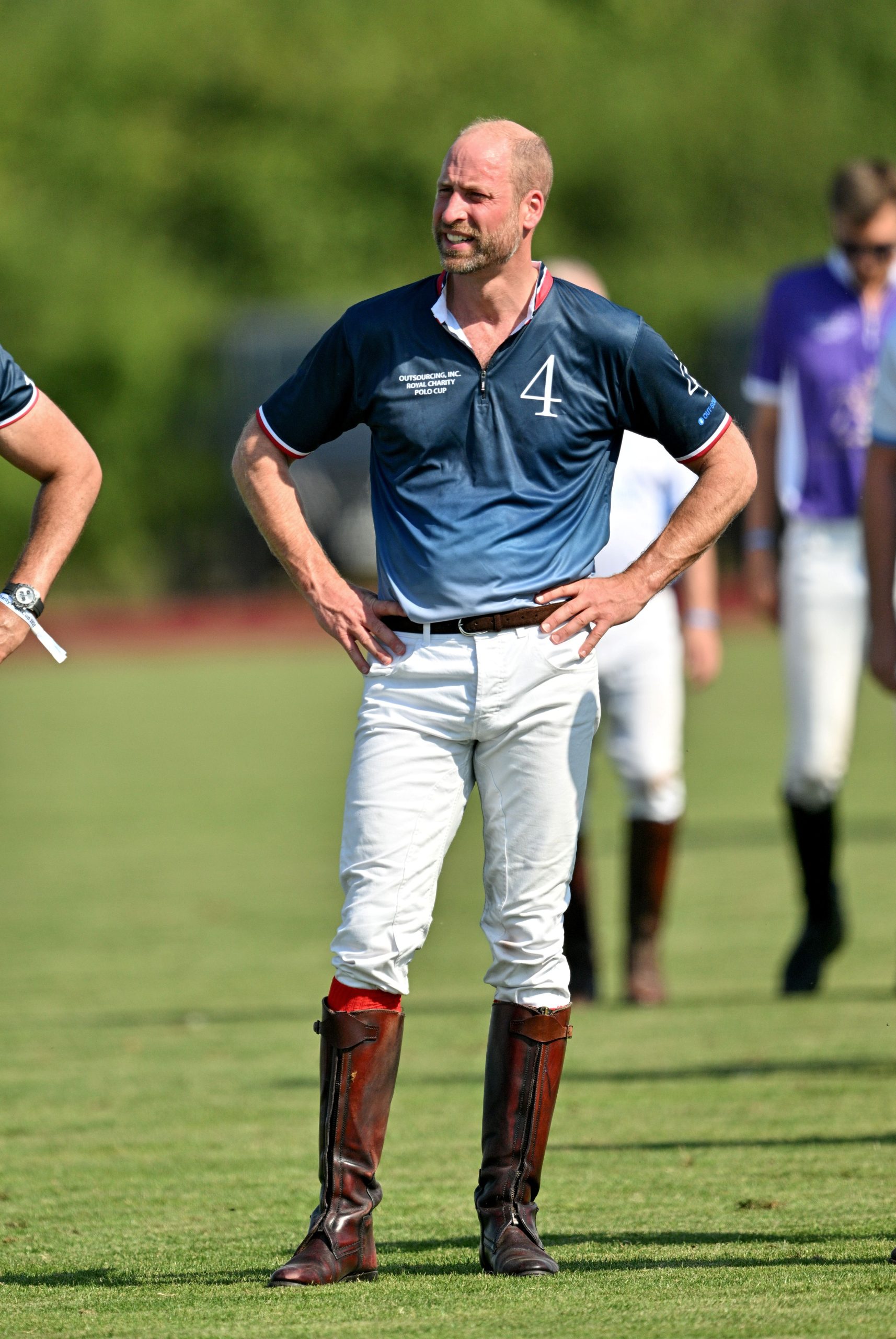 Vilmos herceg az idei jótékonysági lovaspóló versenyen