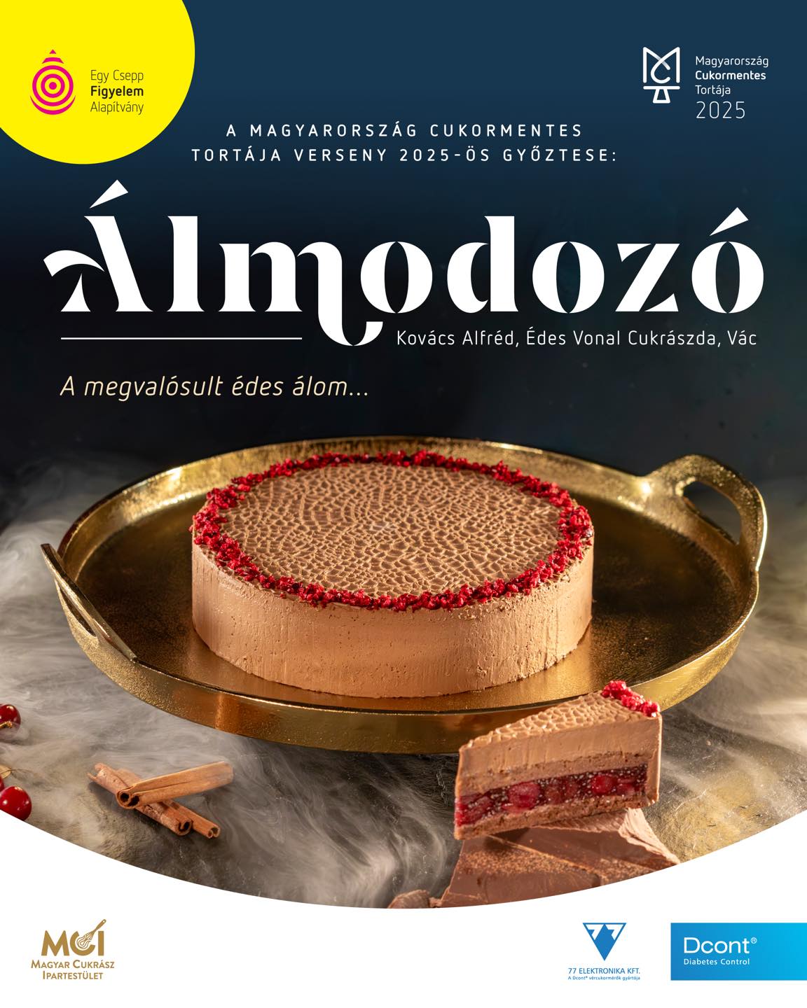 Magyarország Cukormentes Tortája 2025-ben, az Álmodozó