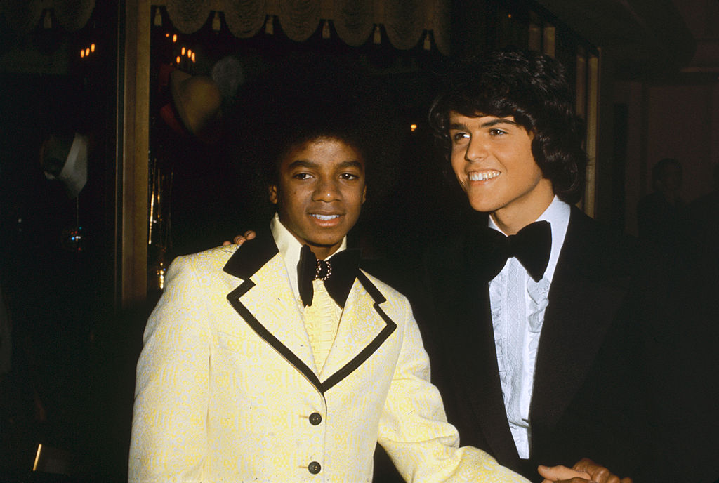 Michael Jackson és Donny Osmond az American Music Awards díjátadóan 1974-ben