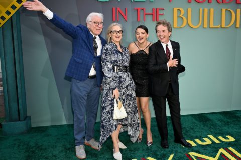 A Gyilkos a házban szereplői, Steve Martin, Selena Gomez, Meryl Streep és Martin Short