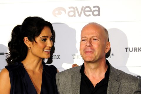 Bruce Willis és felesége Emma Heming