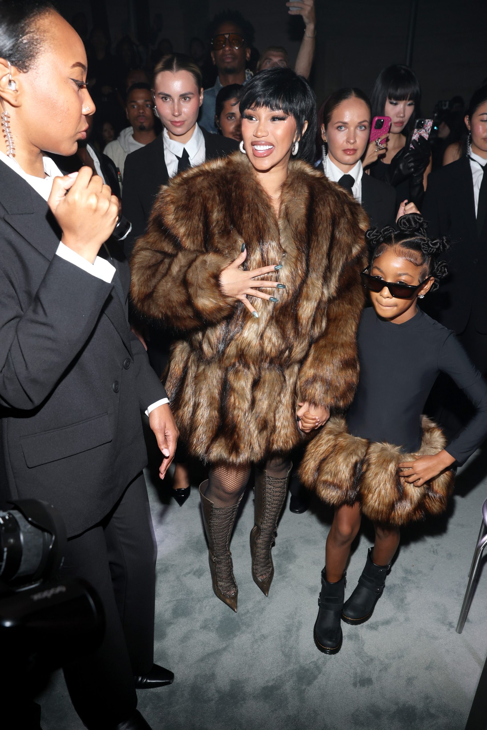 Cardi B és 7 éves kislánya a New York-i divathéten