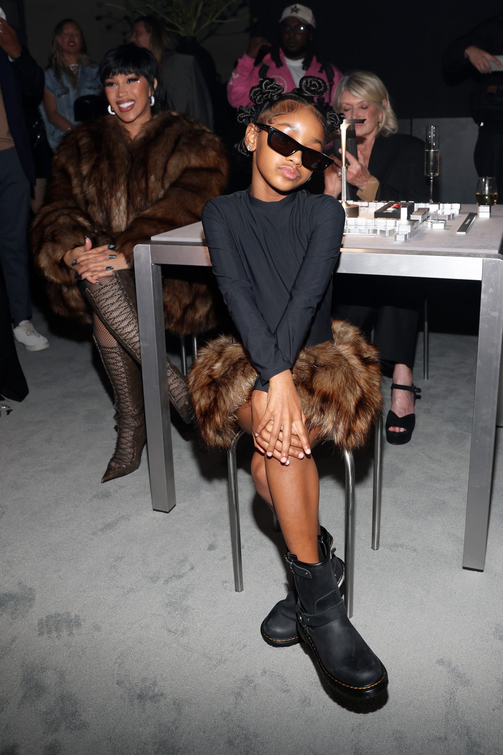 Cardi B és 7 éves kislánya a New York-i divathéten