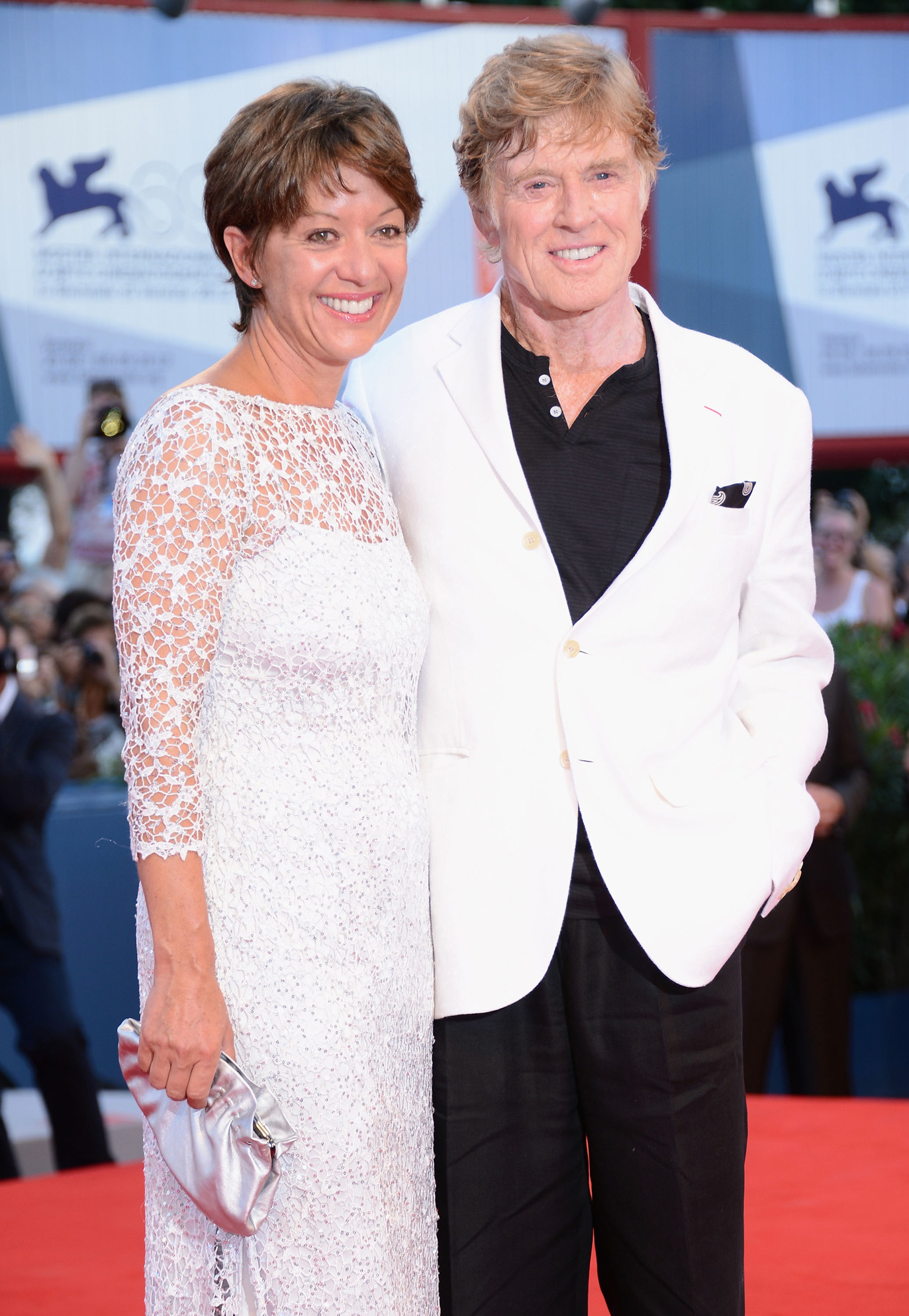 Robert Redford és Sibylle Szaggars 2012-ben