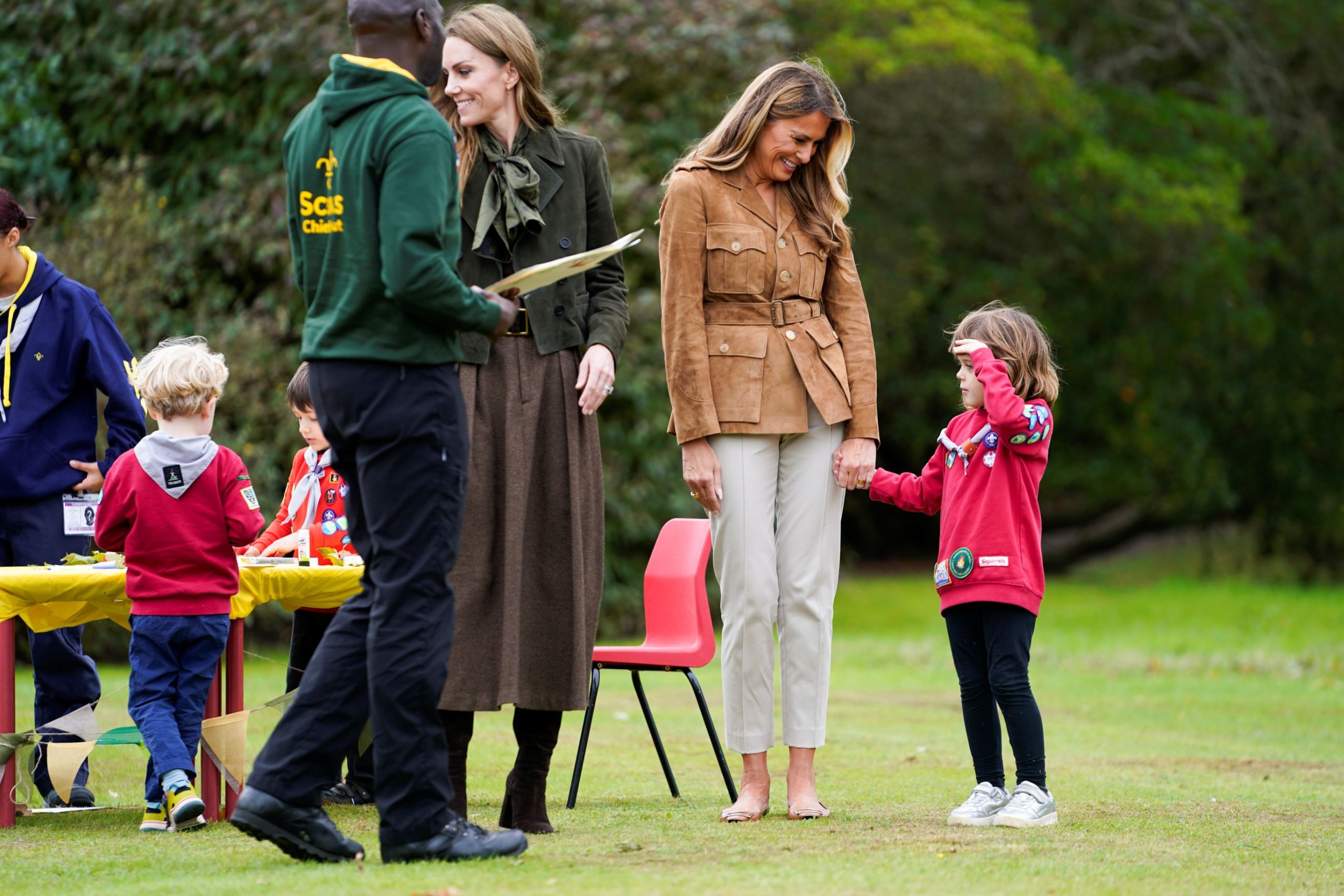 Katalin hercegné és Melania Trump