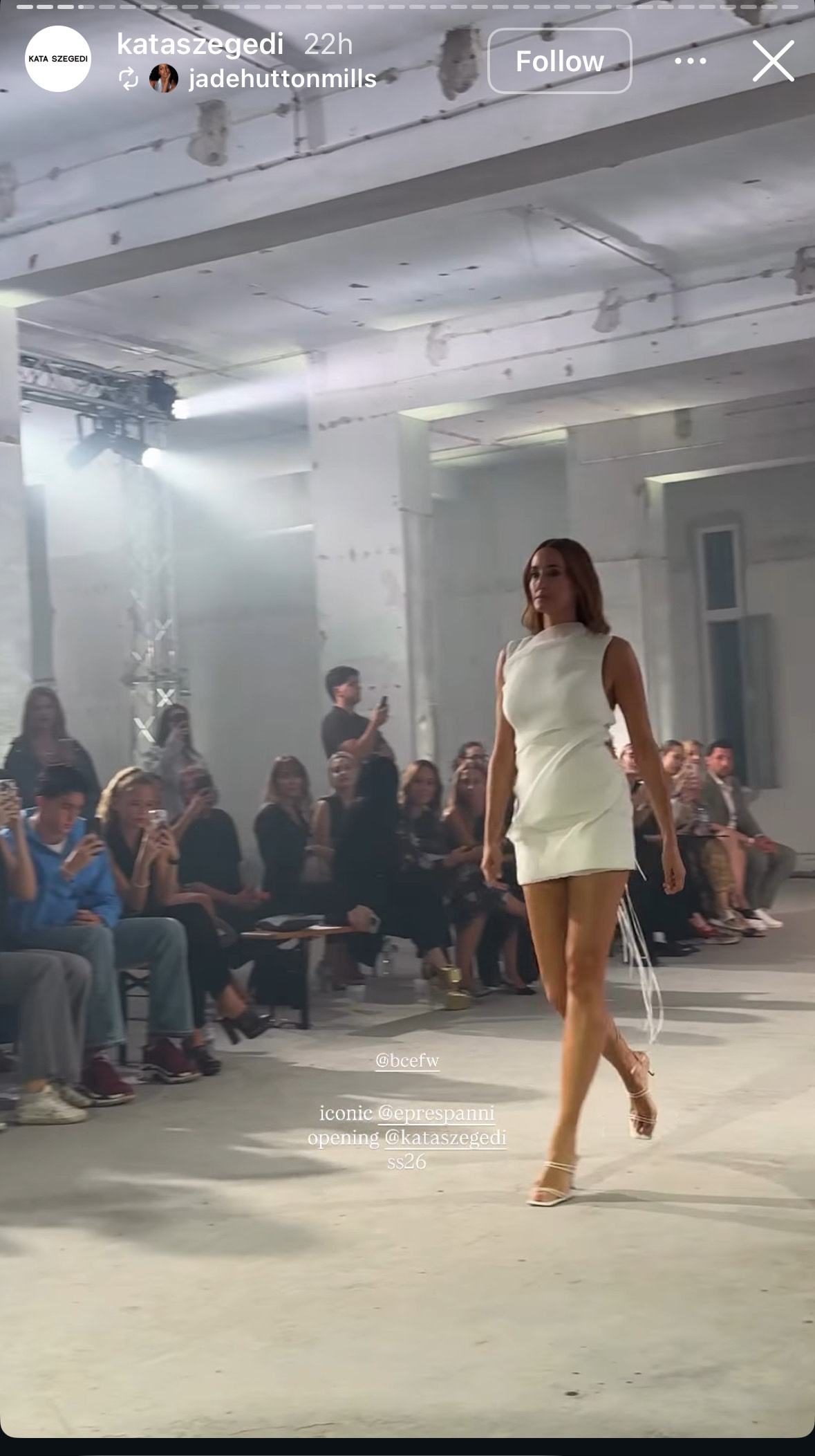 epres-panni-mindenkit-tulragyogott-a-budapesti-divatheten | Marie Claire Epres Panni