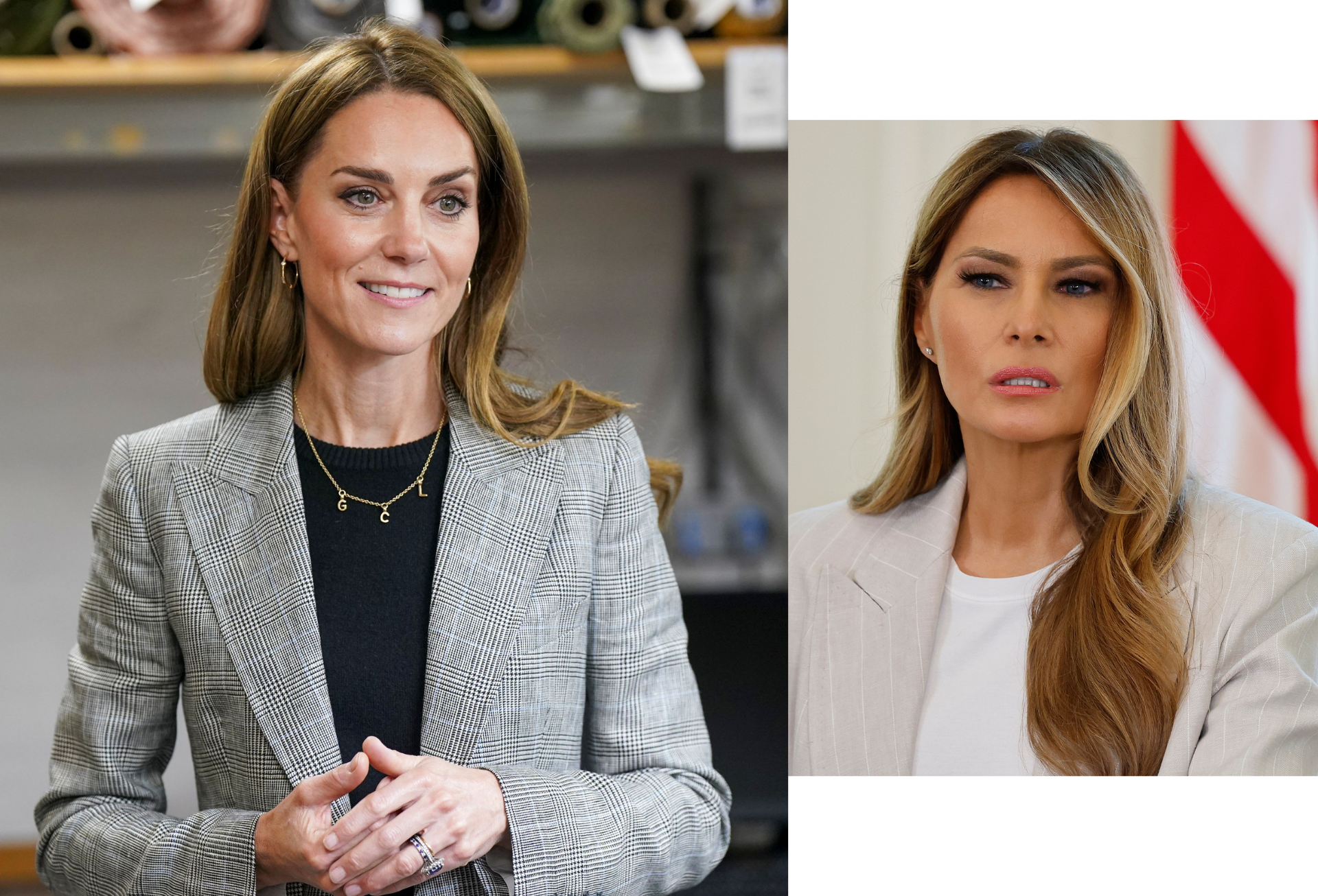 Katalin hercegné és Melania Trump