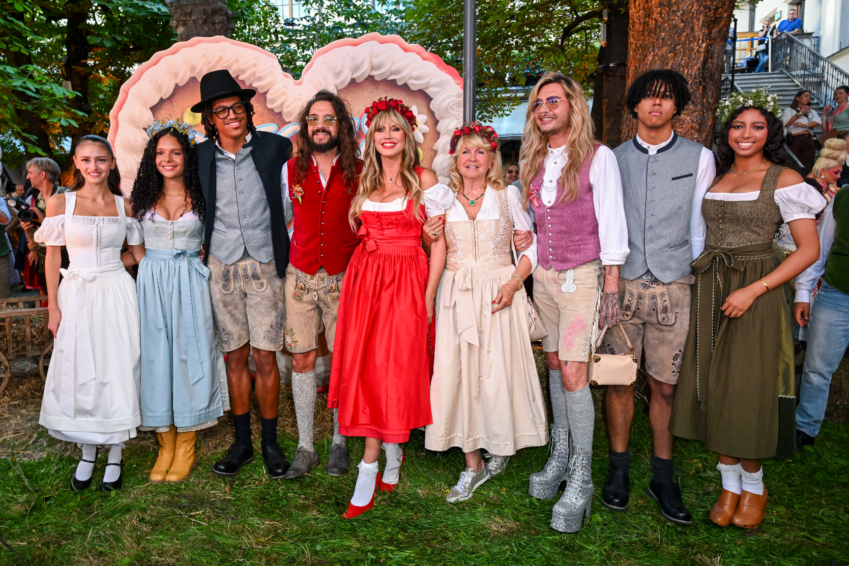 Heidi Klum és családja a 2025-ös HeidiFesten