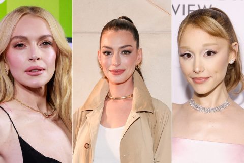 Lindsay Lohan, Anne Hathaway, Ariana Grande