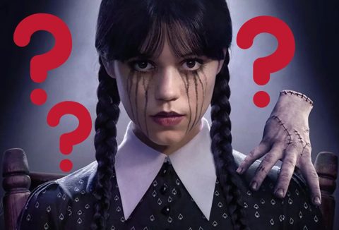 Wednesday Netflix-sorozat Jenna Ortega vállán Izével