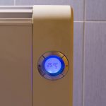 Elektromos fűtőtest digitális panellel