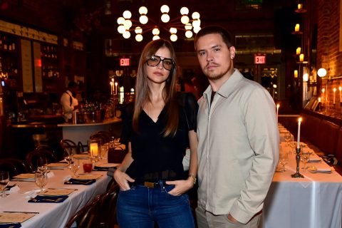 Palvin Barbara és Dylan Sprouse, 2025 szeptember, New York