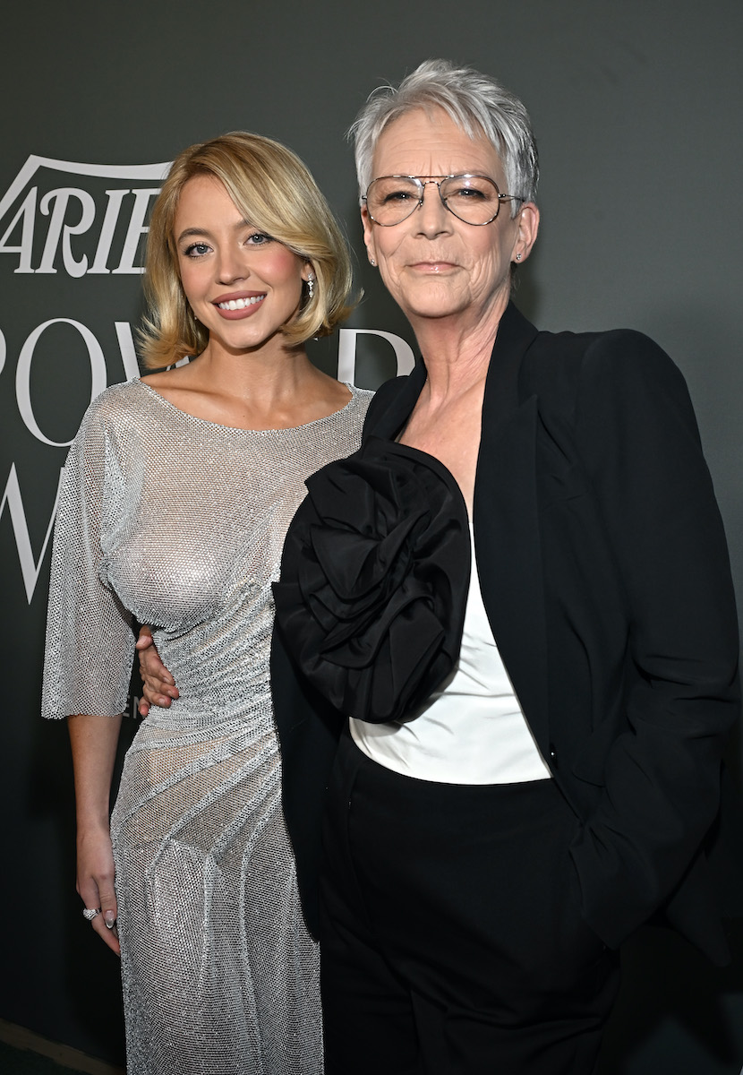 Sydney Sweeney és Jamie Lee Curtis a Variety’s 2025 Power of Women rendezvényen, amelyet 2025. október 29-én tartottak a Beverly Hills Hotelben, Kaliforniában.