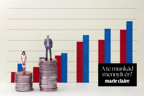Illusztráció: nő kevesebbet keres, mint a férfi