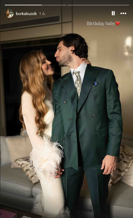 Buzsik Borka így köszönti a születésnapos Szoboszlai Dominikot