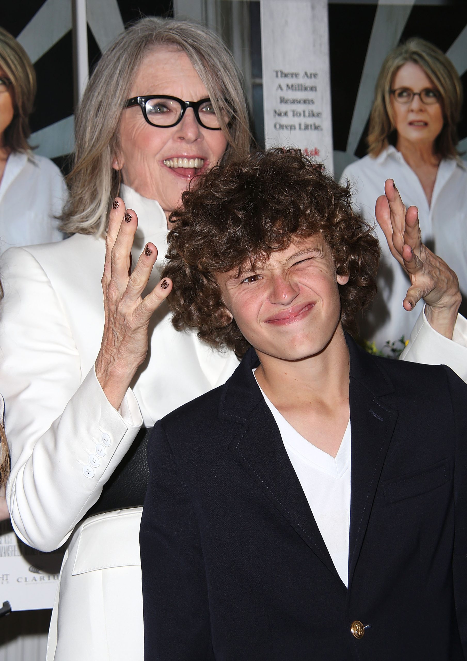Diane Keaton és fia, Duke – 2014
