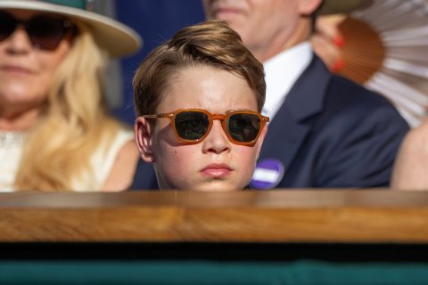 György herceg a királyi páholyban a 2025-ös wimbledoni teniszbajnokságon
