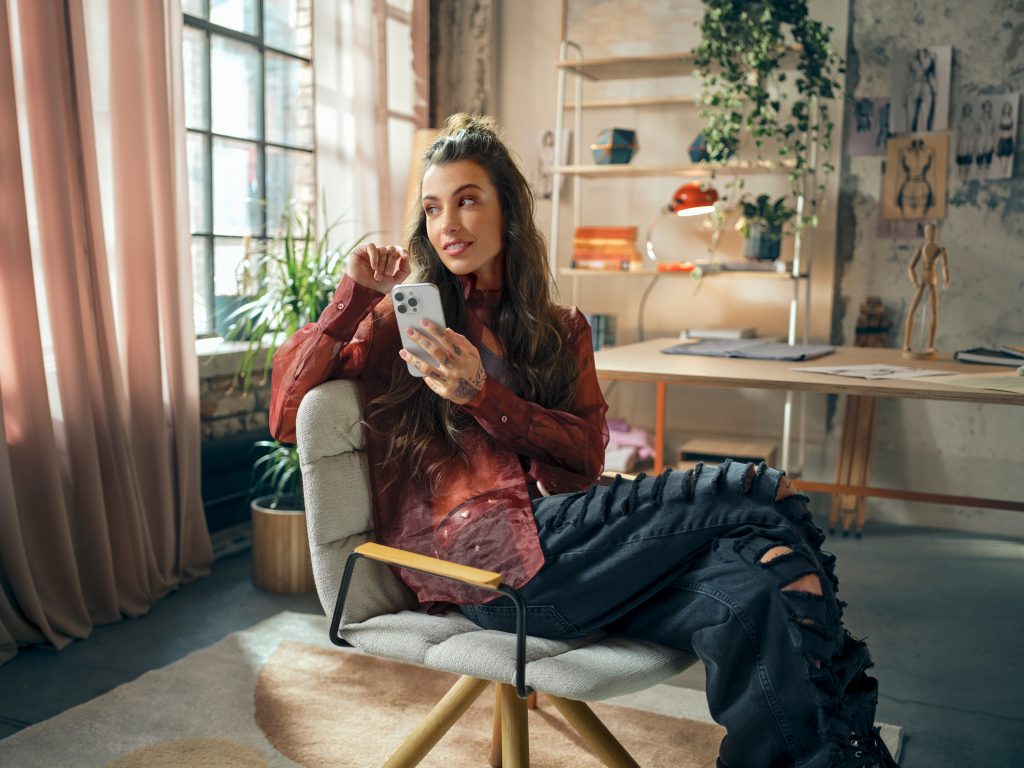 Tóth Andi a Notino kampányában