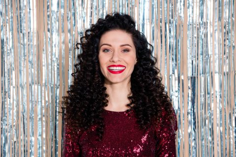 Boldog nő szilveszterkor