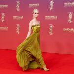 Anya Taylor-Joy arany ruhában a 2025-ös Marokkói Filmfesztiválon