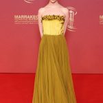 Anya Taylor-Joy arany ruhában a 2025-ös Marokkói Filmfesztiválon
