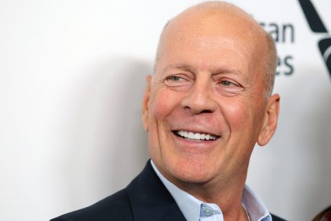 A mosolygó Bruce Willis az Árva Brooklyn premierjén az 57. New York-i Filmfesztiválon, 2019. október 11-én New Yorkban