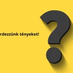 Sárga háttéren egy fekete vastag kérdőjel