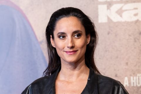 Trokán Nóra. Díszbemutatón bemutatták a Cinema City Aréna moziban ,,A Sárkányok Kabul felett" , magyar akciófilmet.