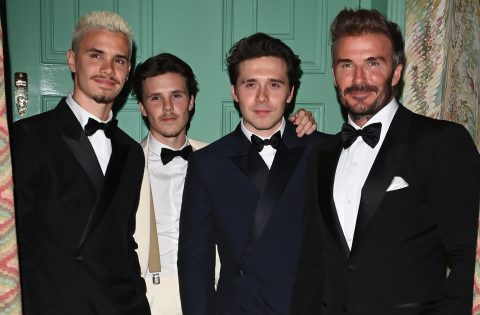 David Beckham és fiai