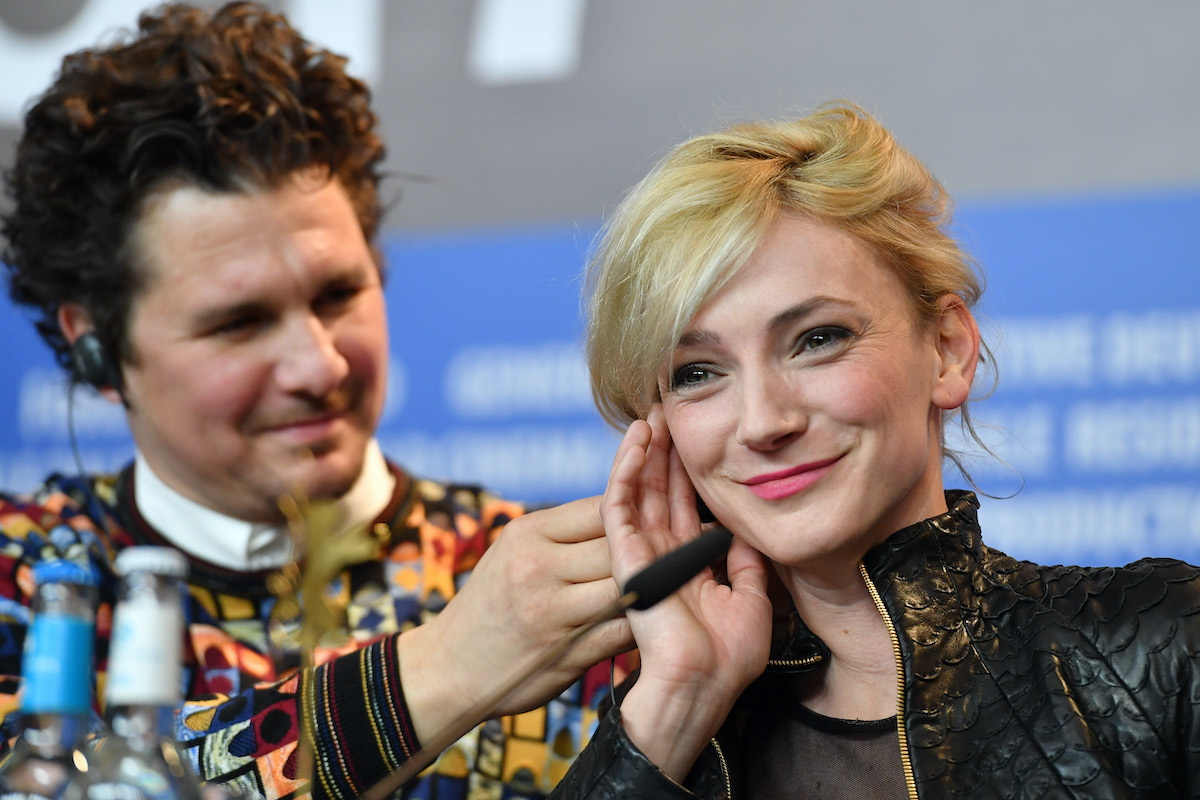 Nagy Ervin és Borbély Alexandra a Testről és lélekről című film sajtótájékoztatóján a 67. Berlinalén: 2017.