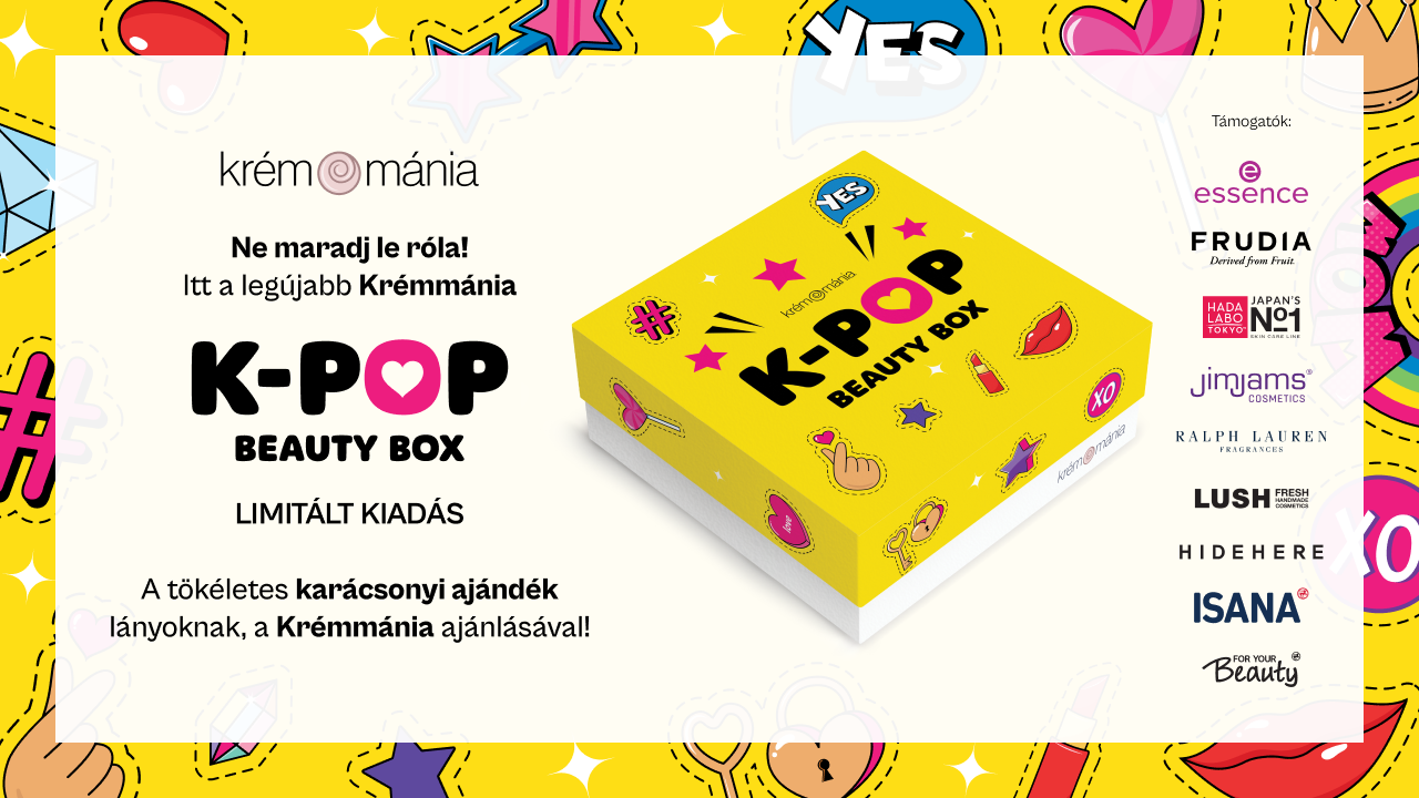 Limitált K-Pop Edition Krémmánia Beauty Box