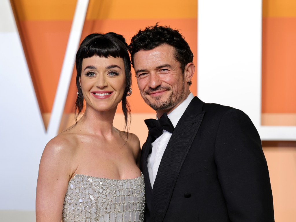 Katy Perry és Orlando Bloom a Vanity Fair 2025-ös Oscar-partiján