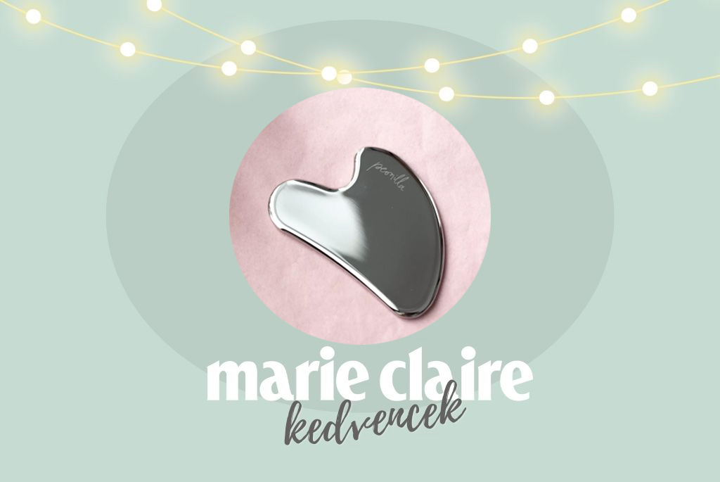 Szépségkedvencek: 4 zseni termék a karácsonyfa alá | Marie Claire Peonilla acél gua sha kő termékfotó