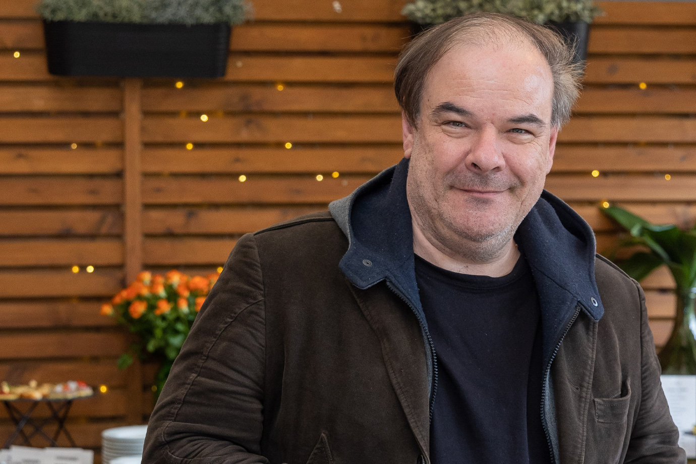 Kálloy Molnár Péter a TV2-n futó Pepe c. sorozat második évadának sajtótájékoztatóján