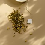 Kamillavirágzat és teafilter