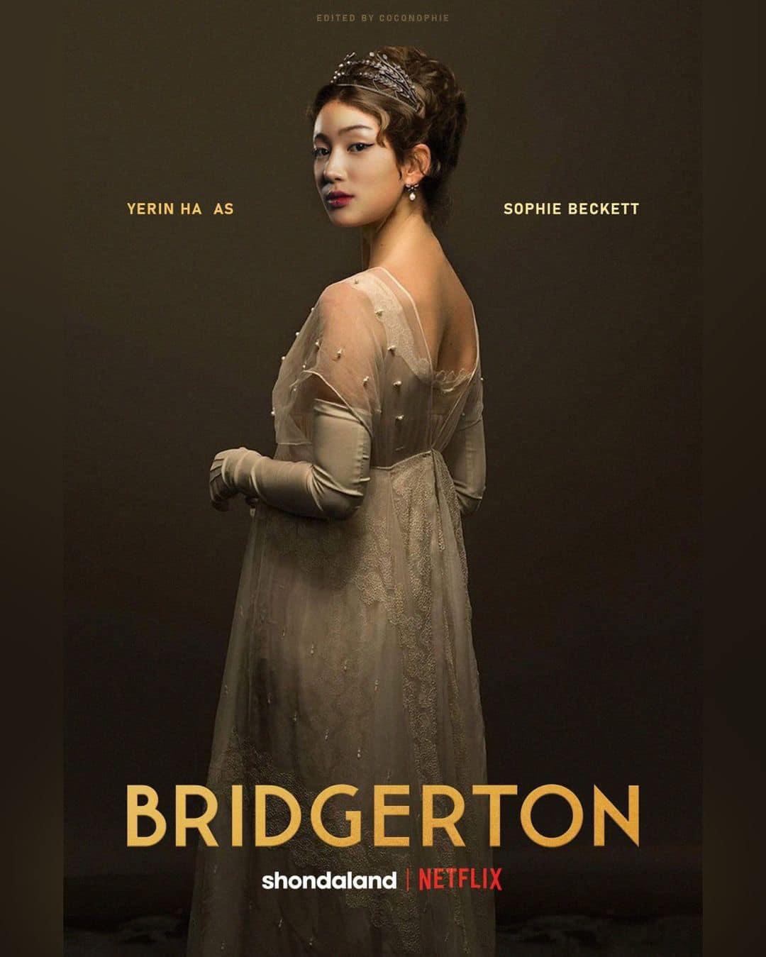 Yerin Ha A Bridgerton család 4. évadának poszterén