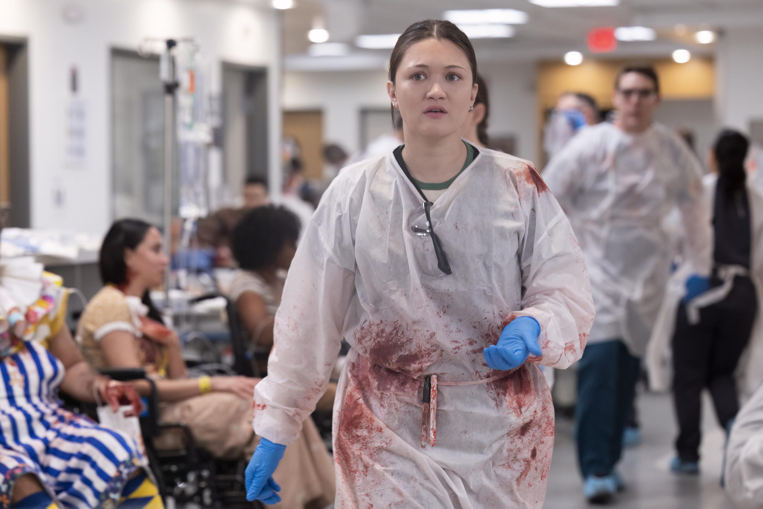 Isa Briones Vészhelyzet Pittsburghben forgatásán