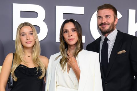Harper Beckham, Victoria Beckham, David Beckham
