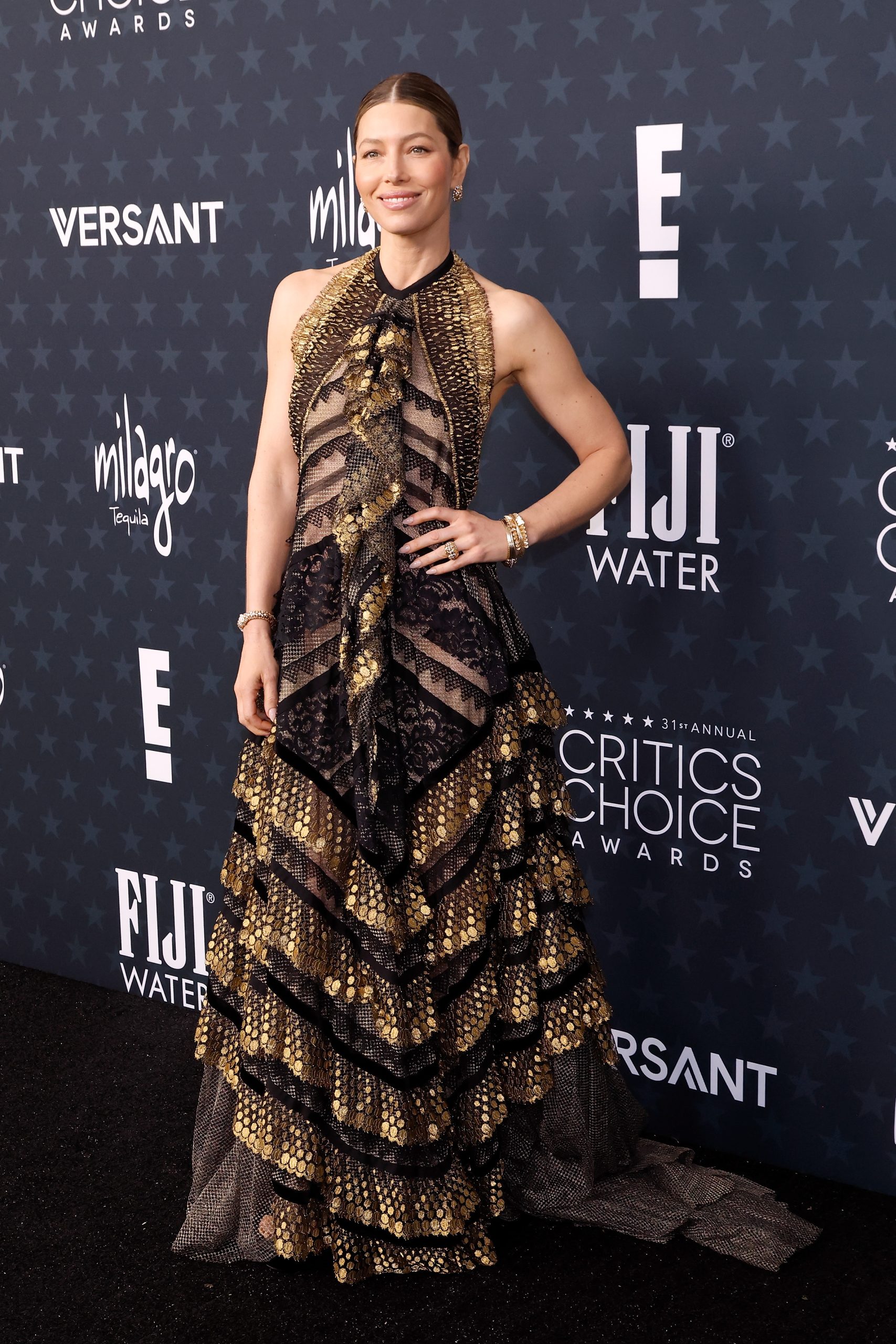 Jessica Biel a 2026-os Critics Choice díjátadón