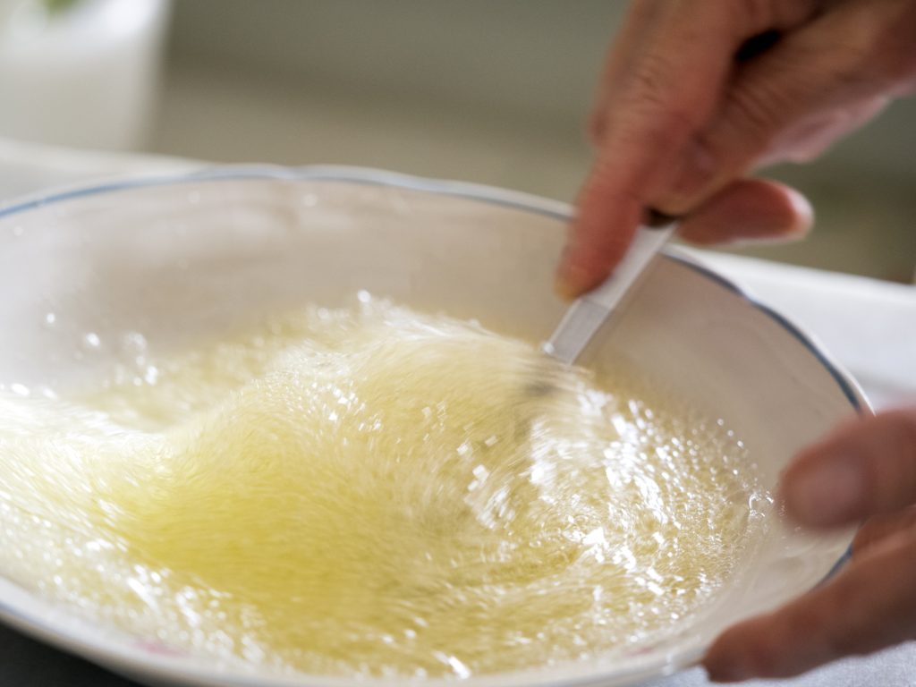 Tojásfehérje felverése