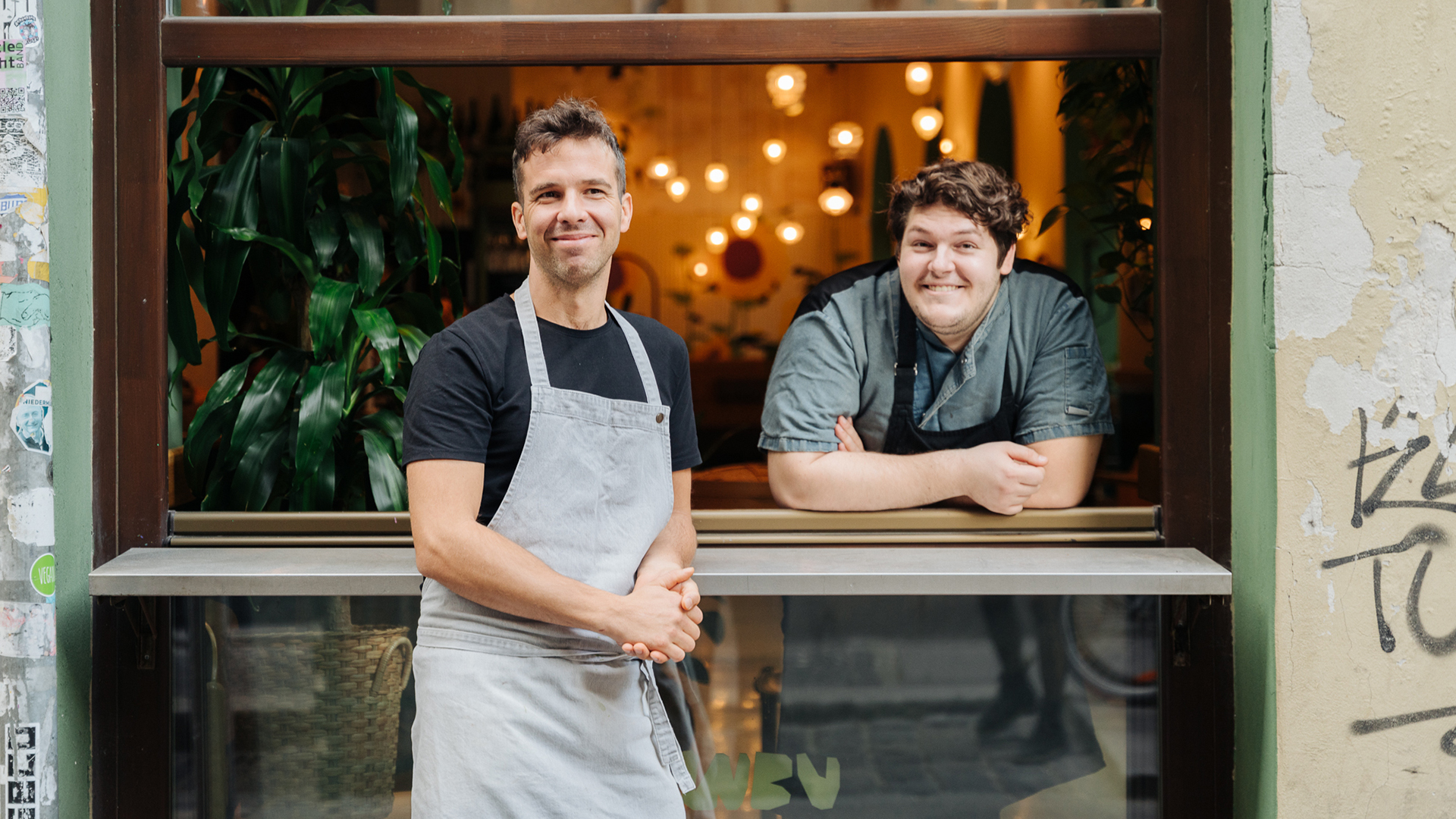 Sajben Csaba és Pilter Tamás séfek