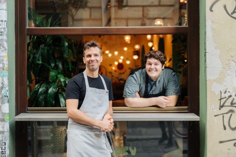 Sajben Csaba és Pilter Tamás séfek