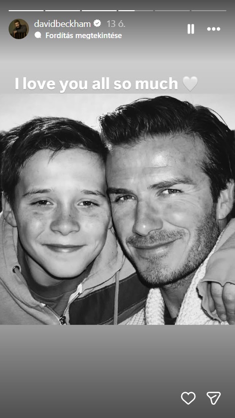 Brooklyn és David Beckham