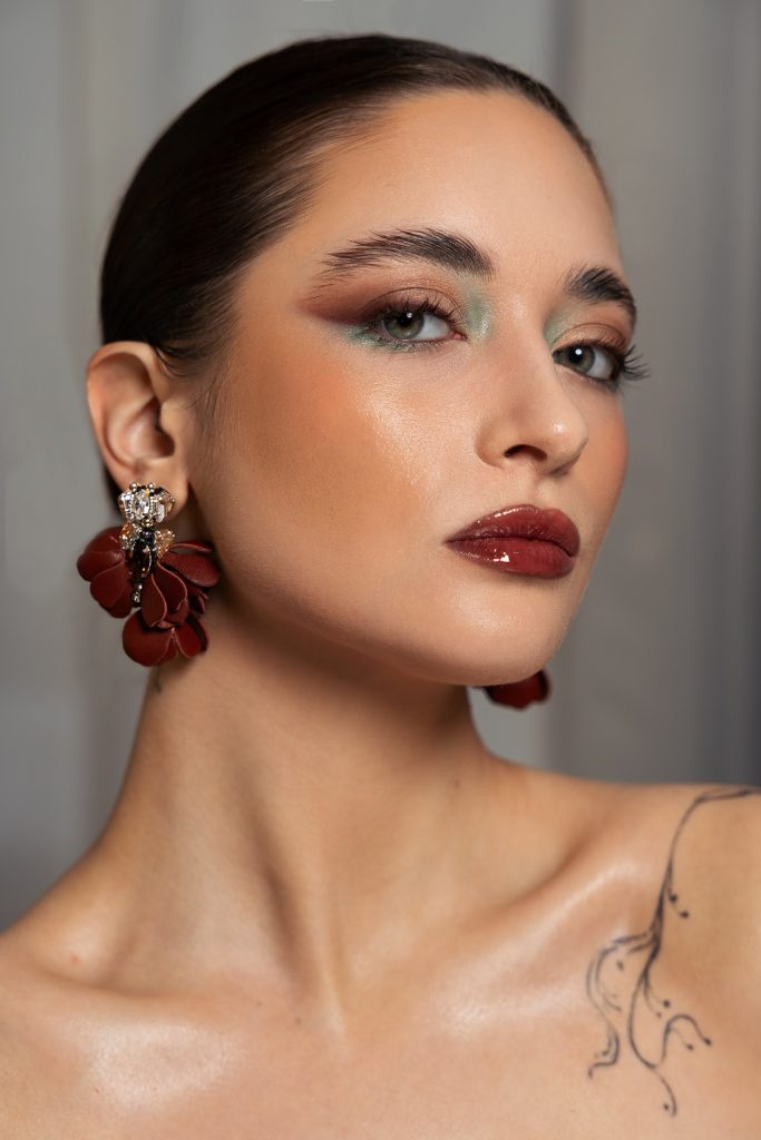 Páll Adrienn báli sminkek Choco-mint trend