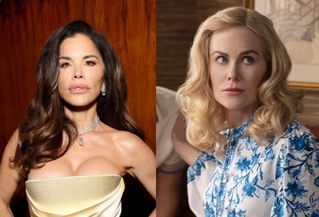 Balra Lauren Sanchez, Jeff Bezos milliárdos felesége, jobbra Nicole Kidman egy filmszerepben