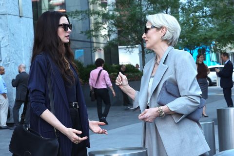 Miranda és Andy Az ördög Pradát visel 2. részének jelenetében