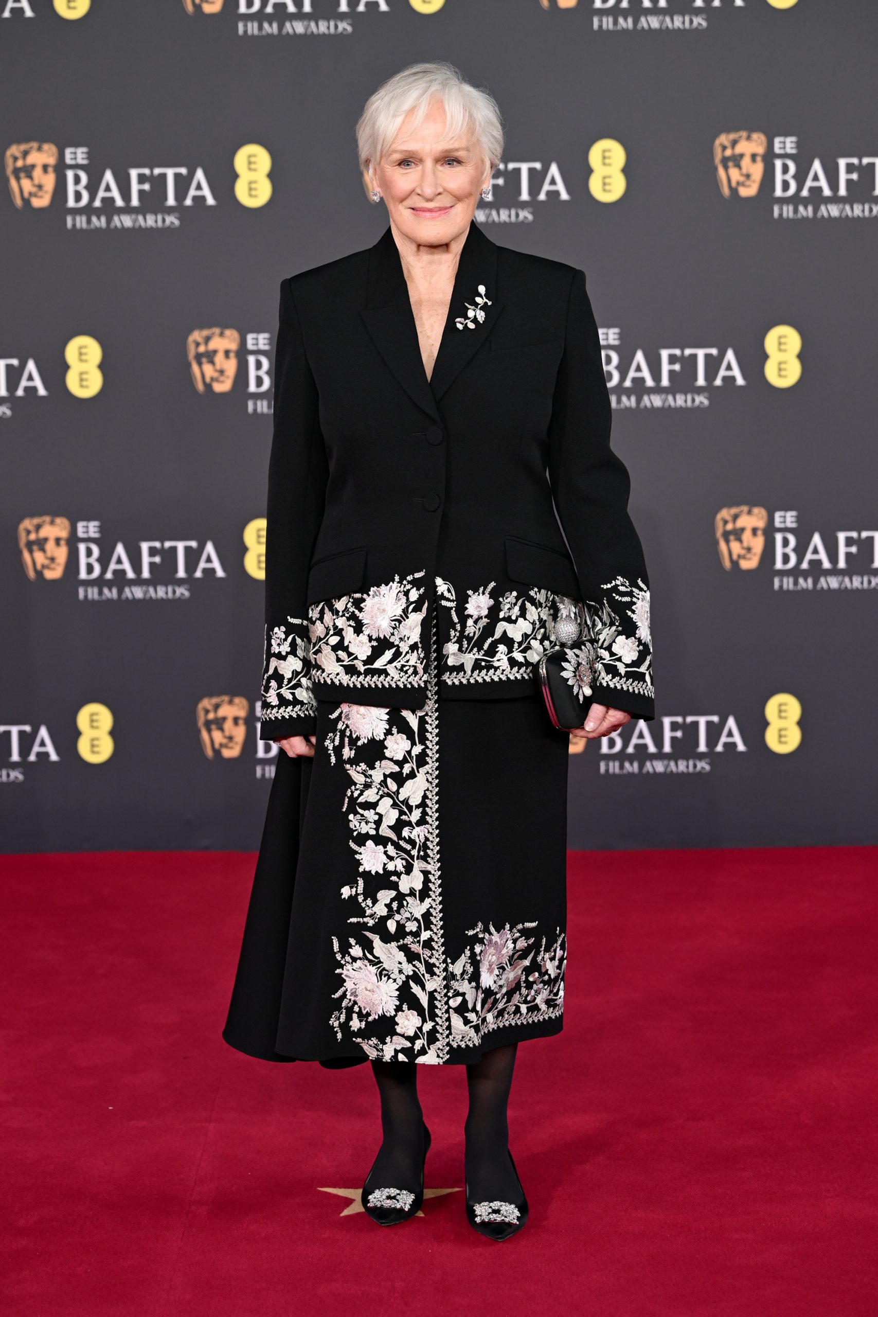 bafta-2026-legjobb-ruhak | Marie Claire Erdem ruhában Glenn Close