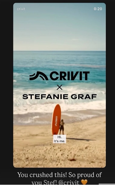 Andre Agassi Instragram bejegyzése