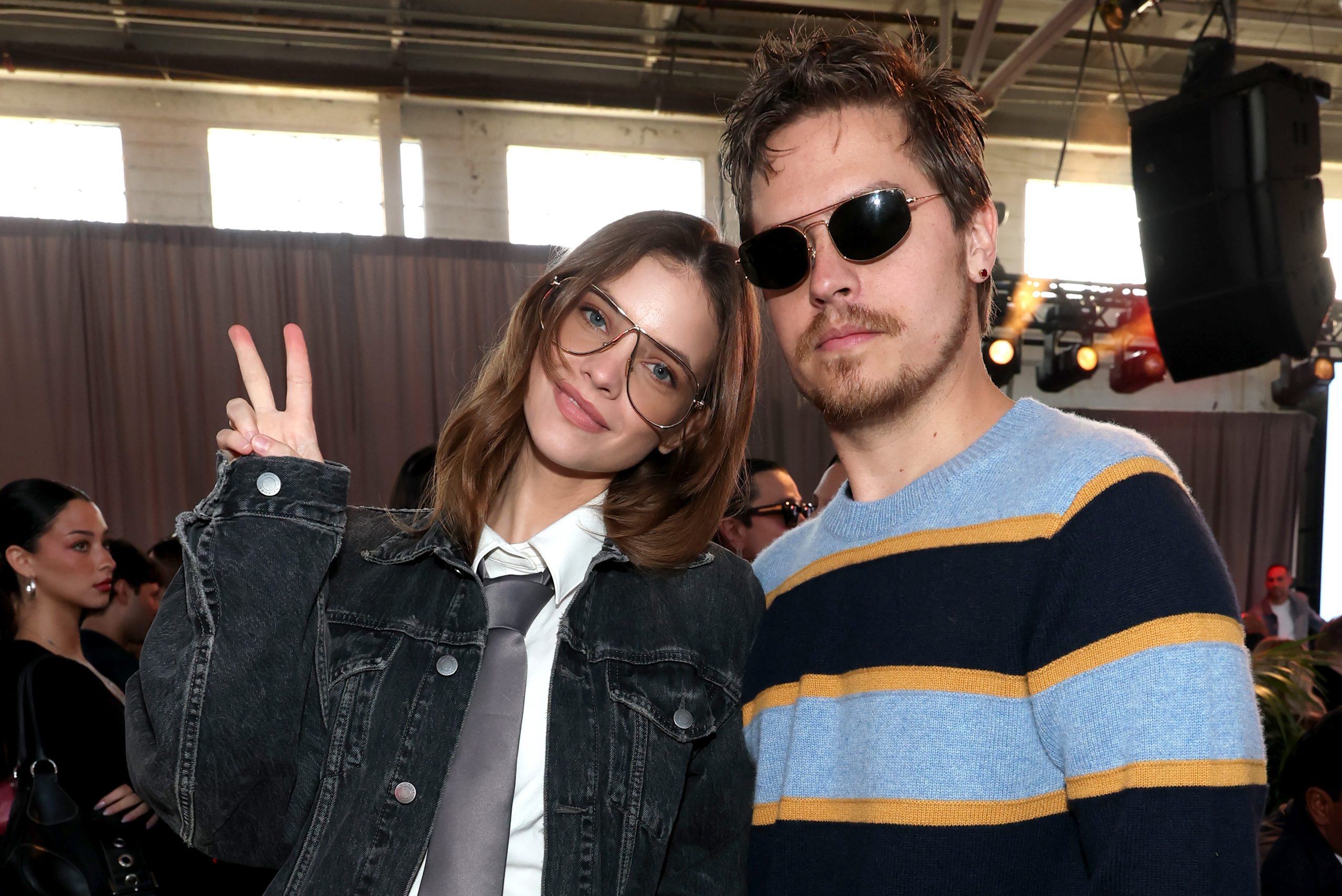 Palvin Barbi és férje, Dylan Sprouse a Fanatics Super Bowl partin 2026