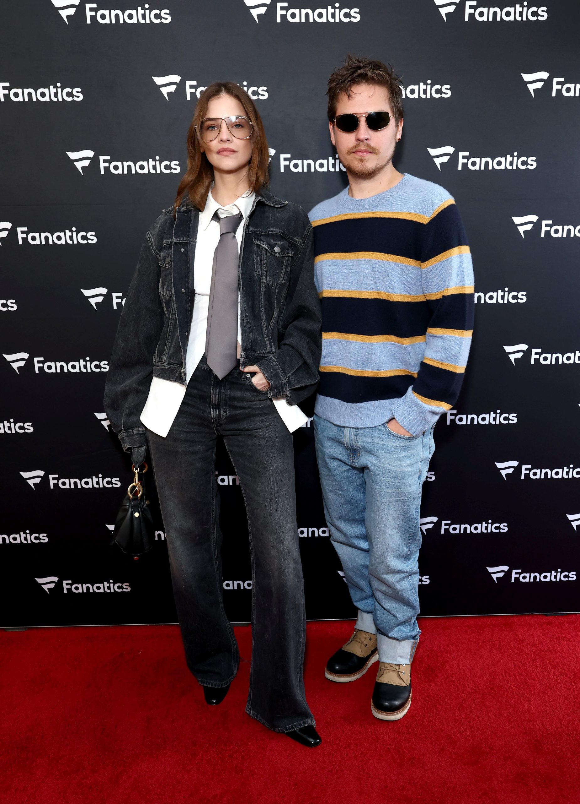 Palvin Barbi és férje, Dylan Sprouse a Fanatics Super Bowl partin 2026